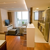 Apartamento Modelo - Sala Estar/Jantar/Cozinha
